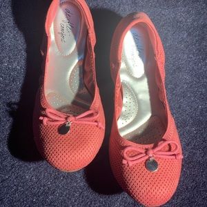 Women's Dexflex Comfort Pink Ballet Flats